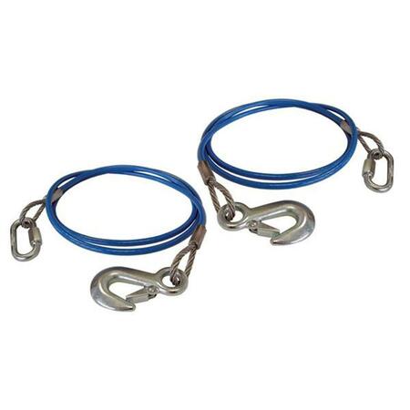 ROADMASTER 76 In. Trailer Safety Cable- 1 Pair R6L-64576